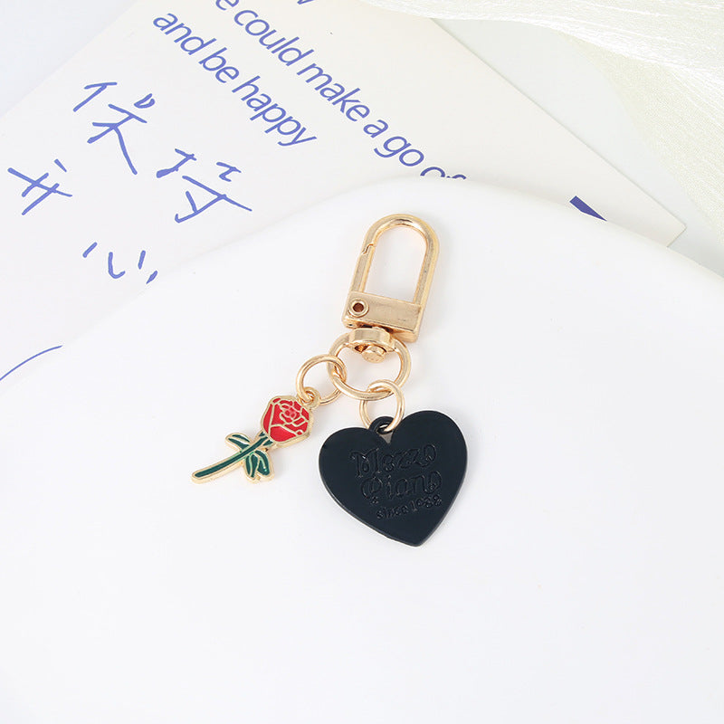Wholesale Resin Love Color Chain Key Chain